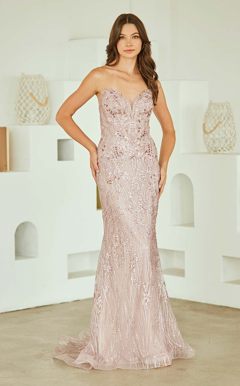 Amelia Couture JQ1101 Dusty Rose