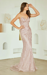 Amelia Couture JQ1101 Dusty Rose