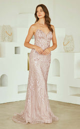 Amelia Couture JQ1101 Dusty Rose