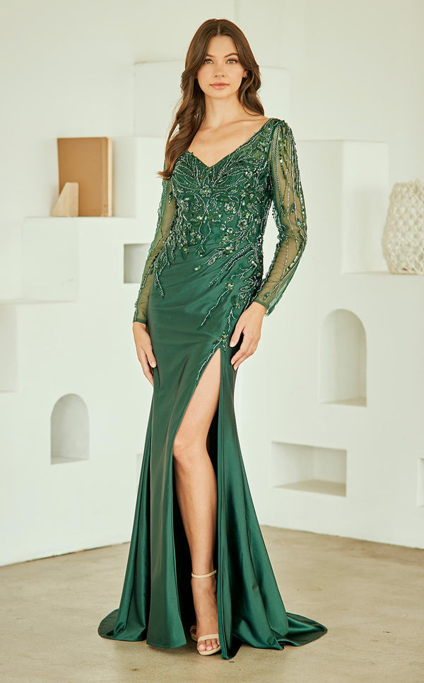 Amelia Couture JQ1102 Emerald
