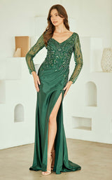 Amelia Couture JQ1102 Emerald