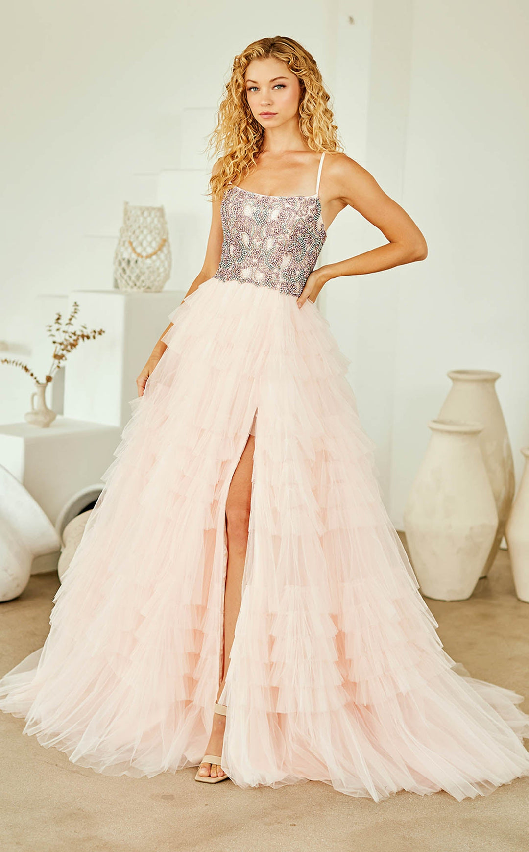 Amelia Couture SU096 Light Pink