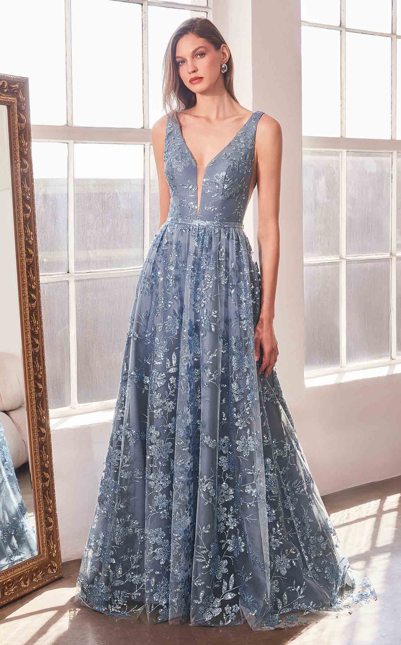 Amoris T704 Strapless Semi Stretch Satin Dress