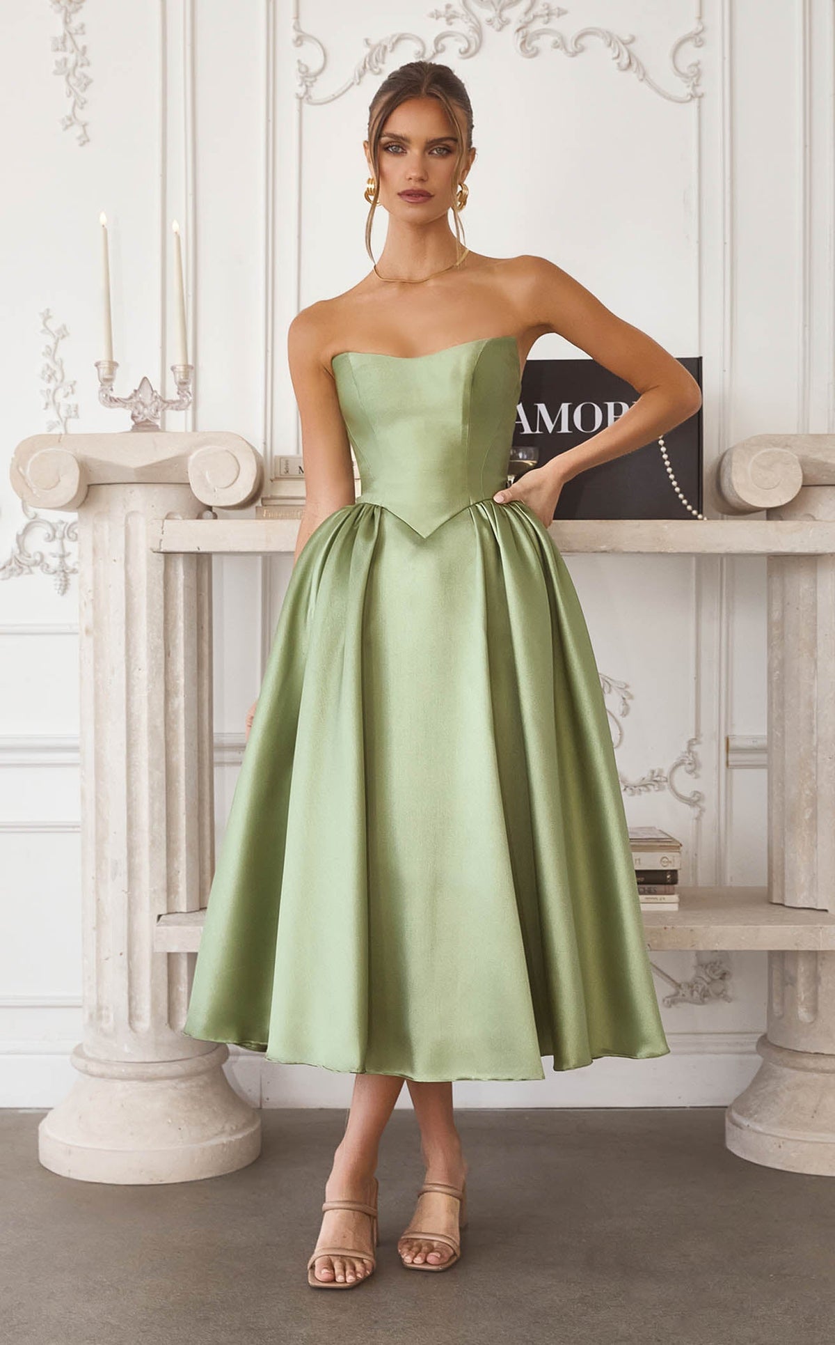 Amoris T822 Prom Dress - Sage