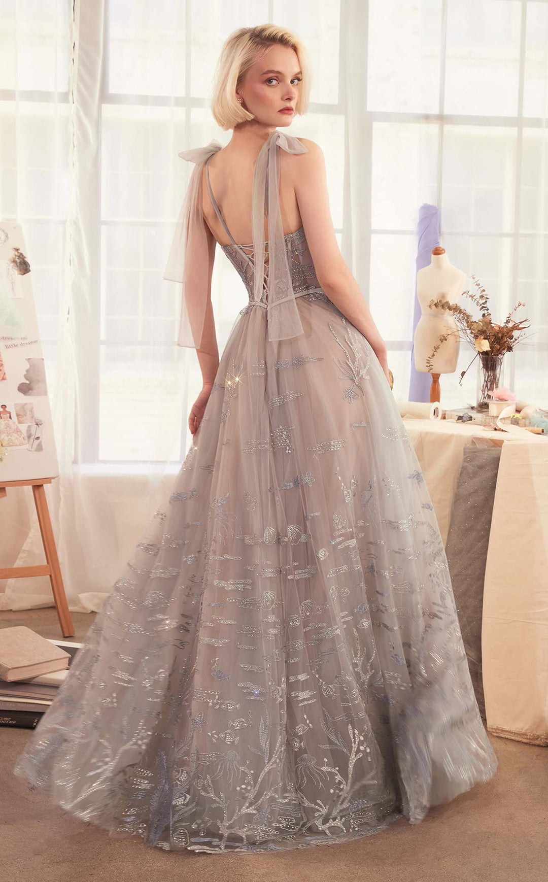 Andrea and Leo A1458 Silver