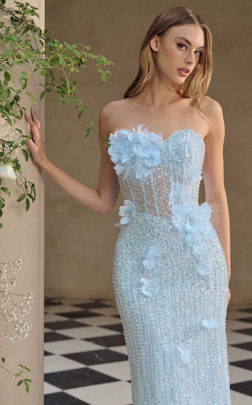 Andrea and Leo A1487 Light Blue