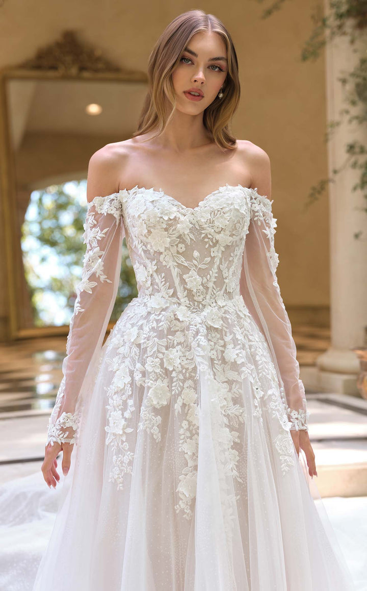 Andrea and Leo WL067 Off White/Nude