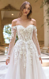 Andrea and Leo WL067 Off White/Nude