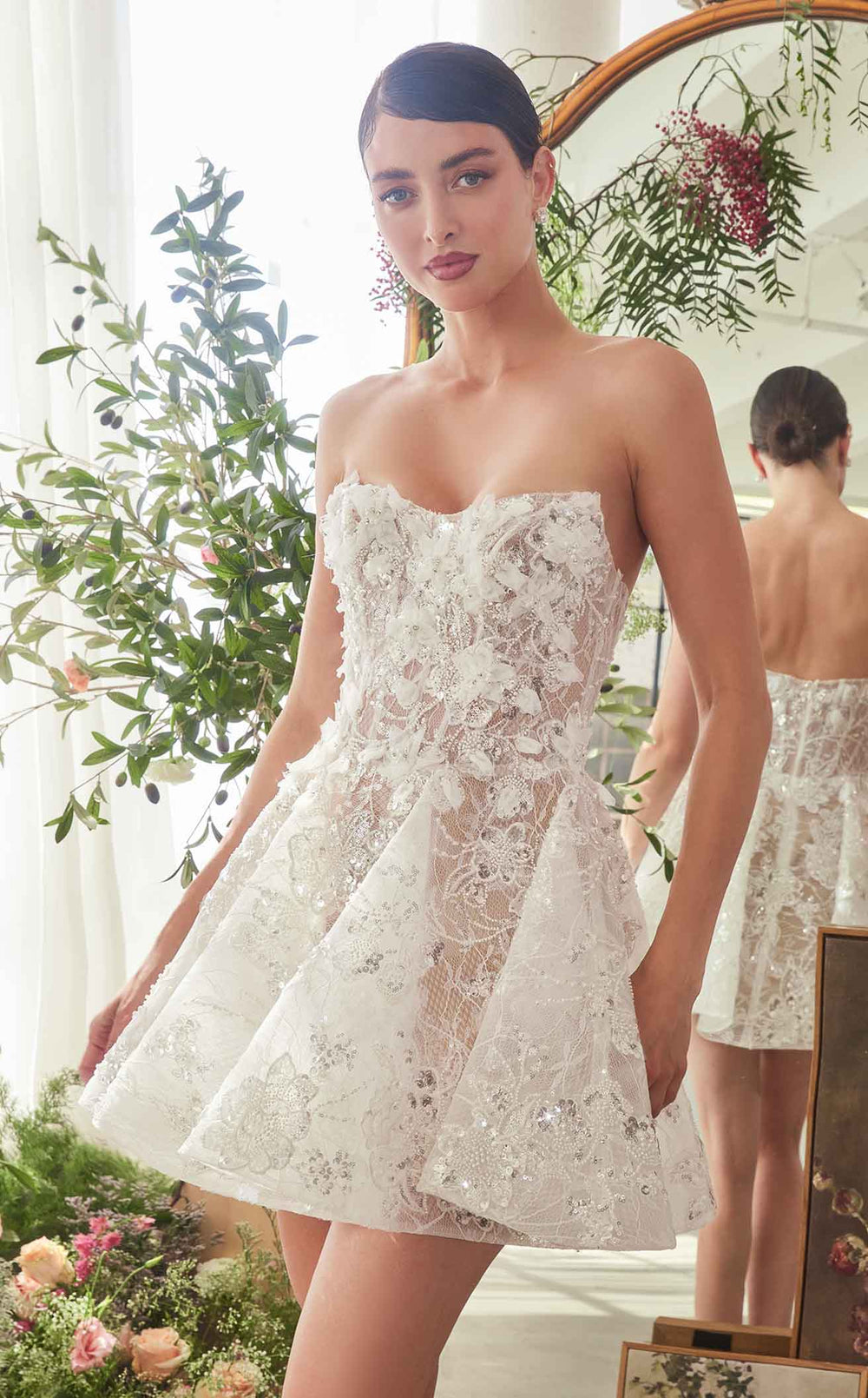 Andrea and Leo WL082 Off White/Nude