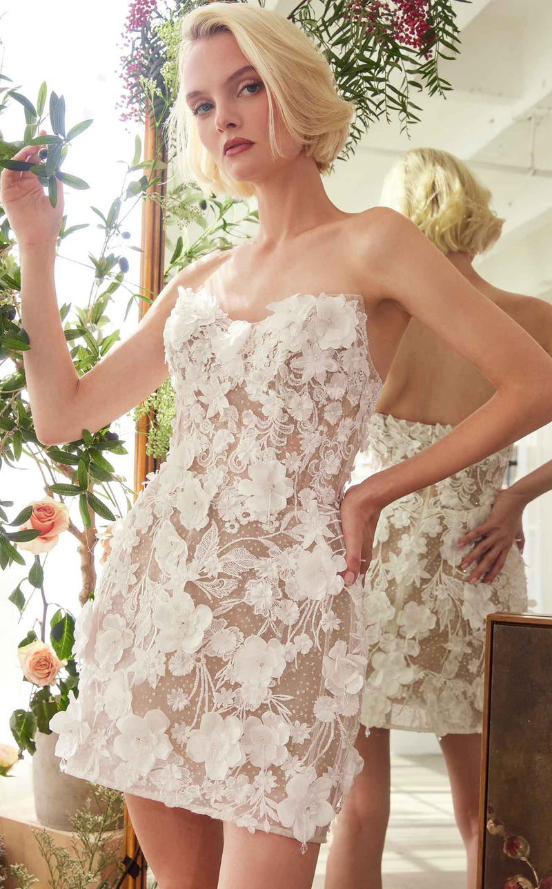 Andrea and Leo WL085 Off White/Nude