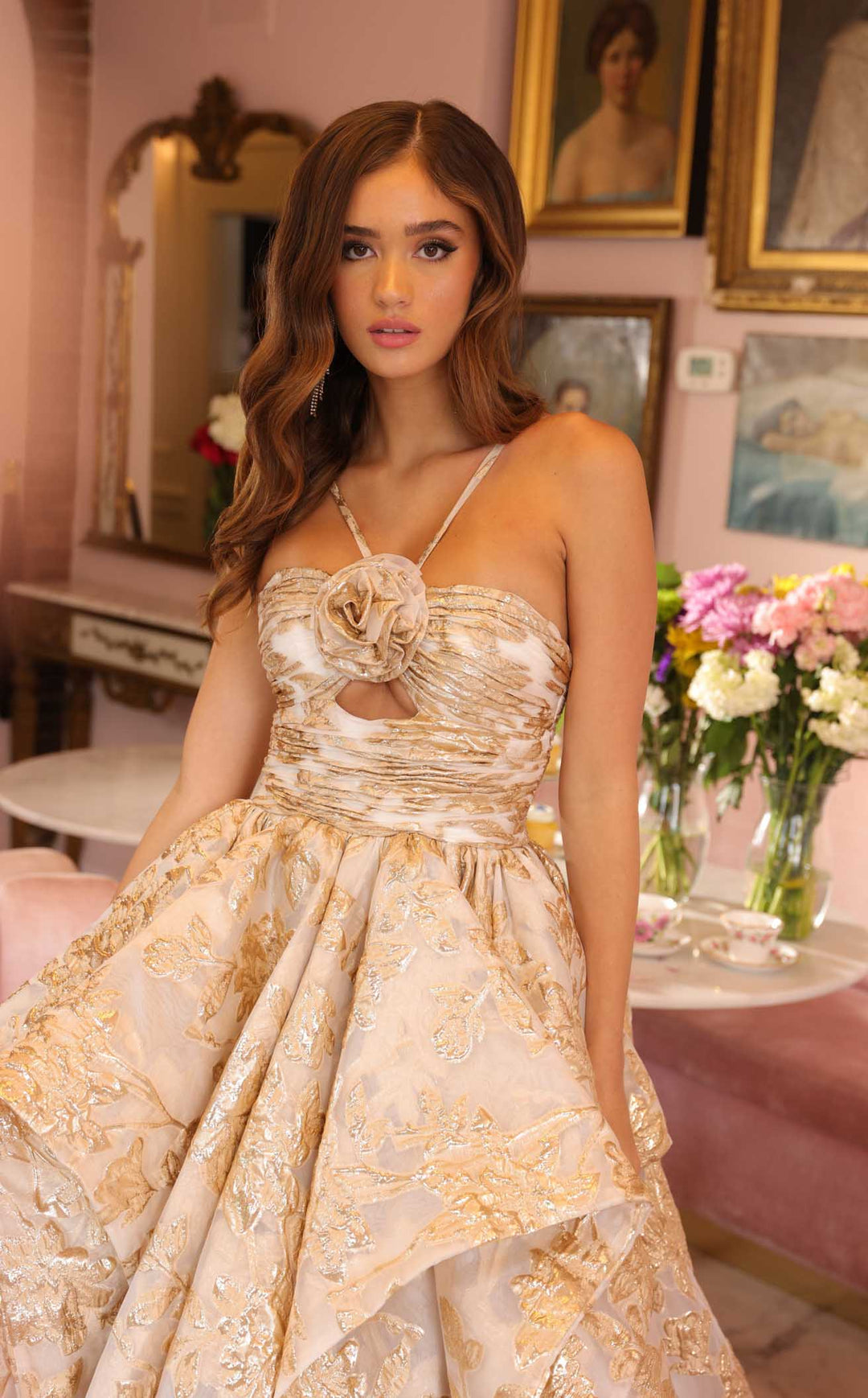 Ava Presley 40049 White/Gold