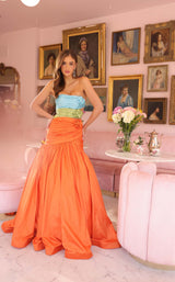 Ava Presley 40148 Aqua/Green/Orange