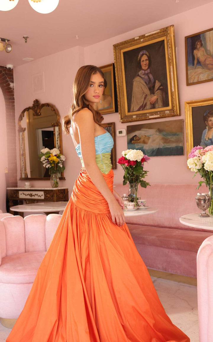 Ava Presley 40148 Aqua/Green/Orange