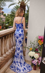 Ava Presley 47043 Ivory/Royal