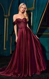 LaDivine CD297 Burgundy