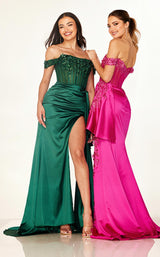 Cecilia Couture 2608 Emerald&Fuchsia