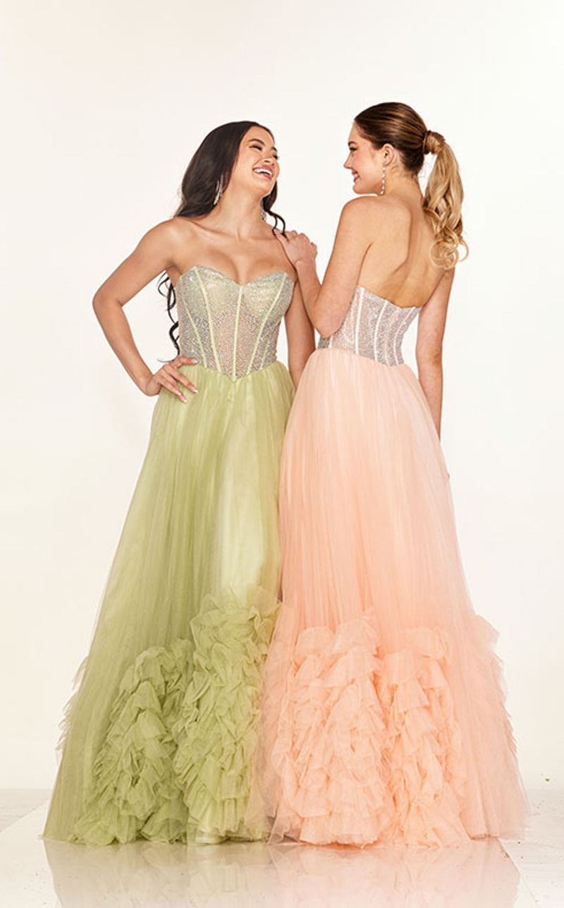 Cecilia Couture 2617 Sage&Peach