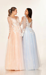 Cecilia Couture 2626 Peach&Baby-Blue