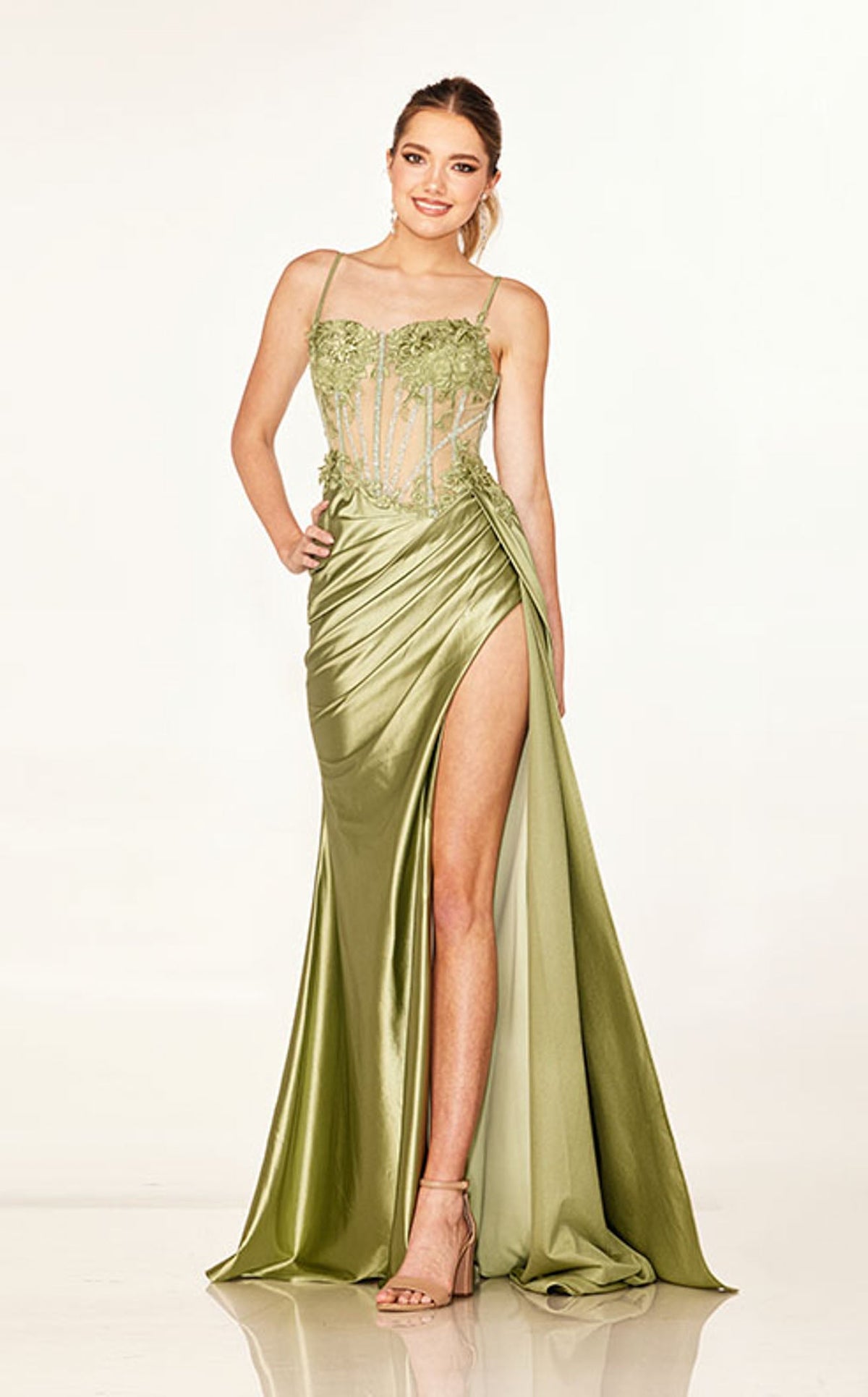 Cecilia Couture 2627 Prom Dress - Sage