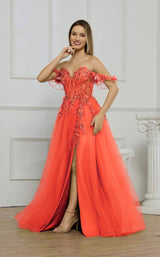 Cecilia Couture 8001 Orange