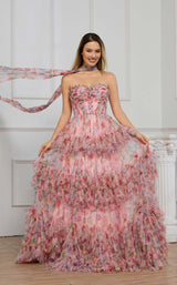 Cecilia Couture 8004 Peach
