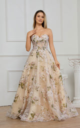 Cecilia Couture 8006 Ivory Floral