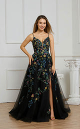 Cecilia Couture 8007 Black Floral
