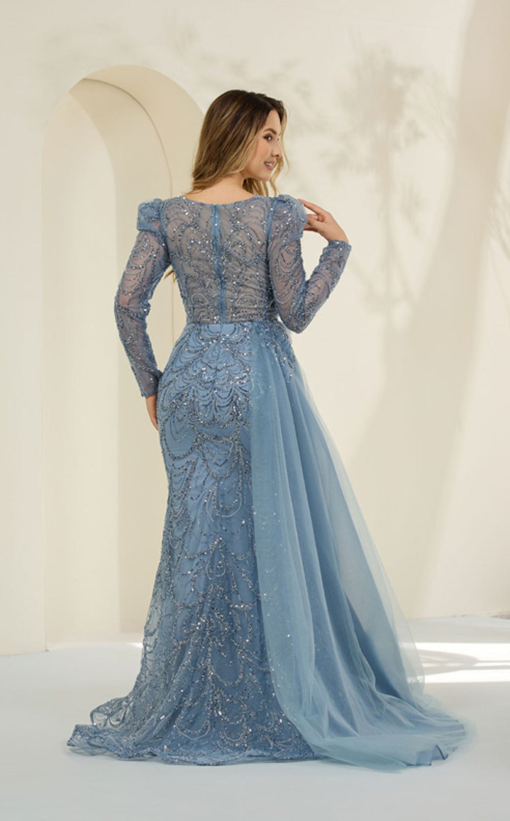 Cecilia Couture 8041 Dusty Blue