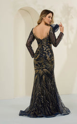 Cecilia Couture 8051 Navy/Gold