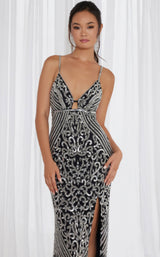 Chandelier 30128 Black/Silver