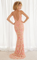 Chandelier 30168 Nude/Coral