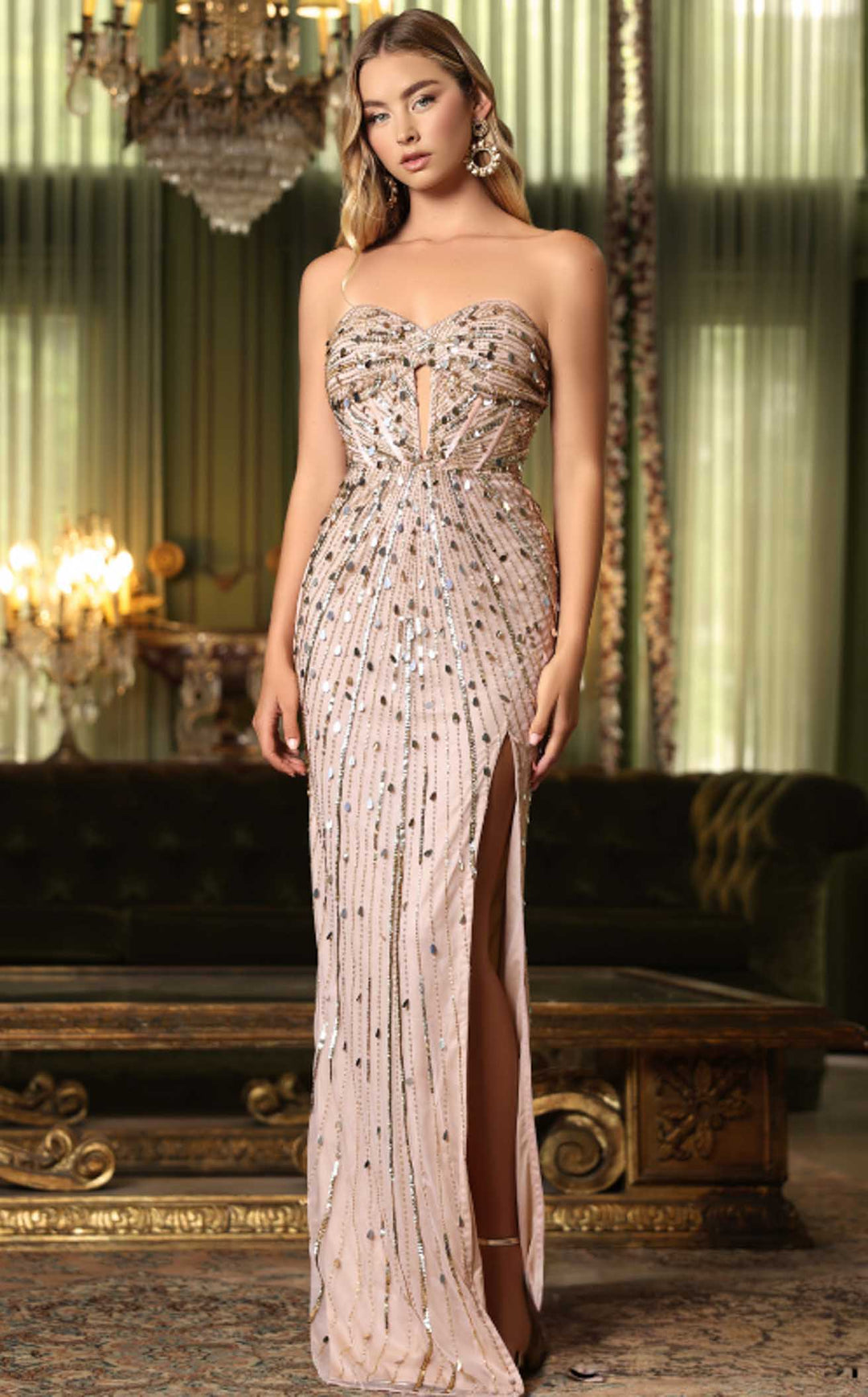 Chandelier 30237 Gold