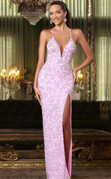 Chandelier 30270 Pink/Pearl/Silver