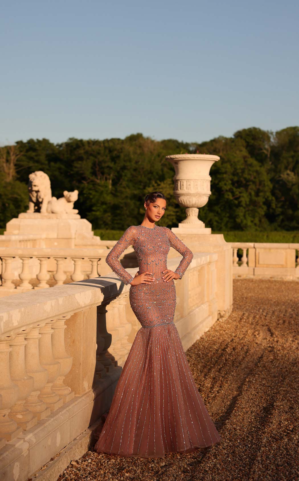 Chic and Holland HF110615 Dusty-Rose