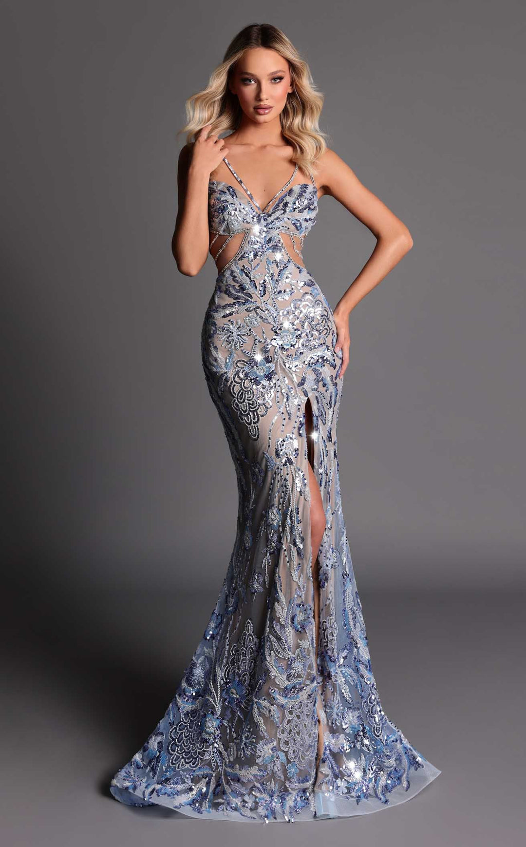 Clarisse 811181 Blue/Nude