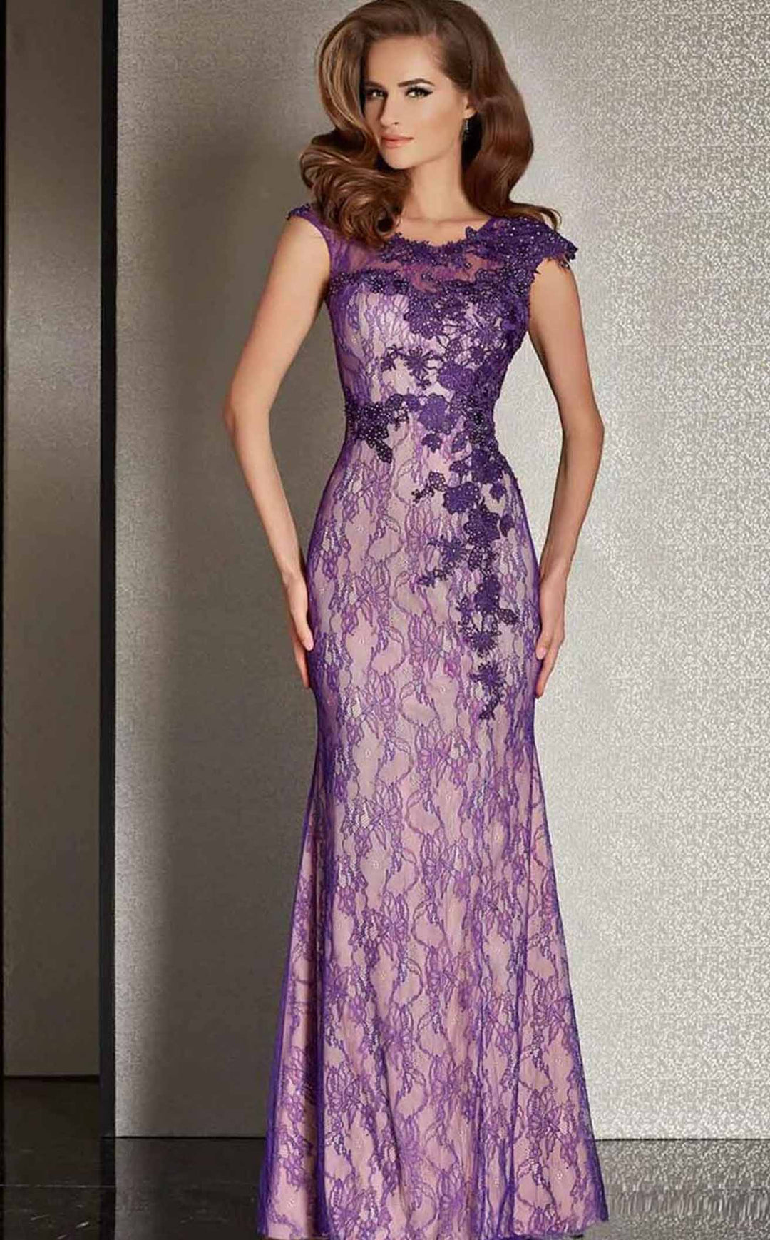 Clarisse M6236 Purple/Nude