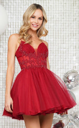 Colors Dress 3342 Wine