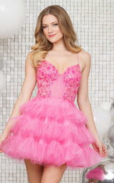 Colors Dress 3346 Hot-Pink