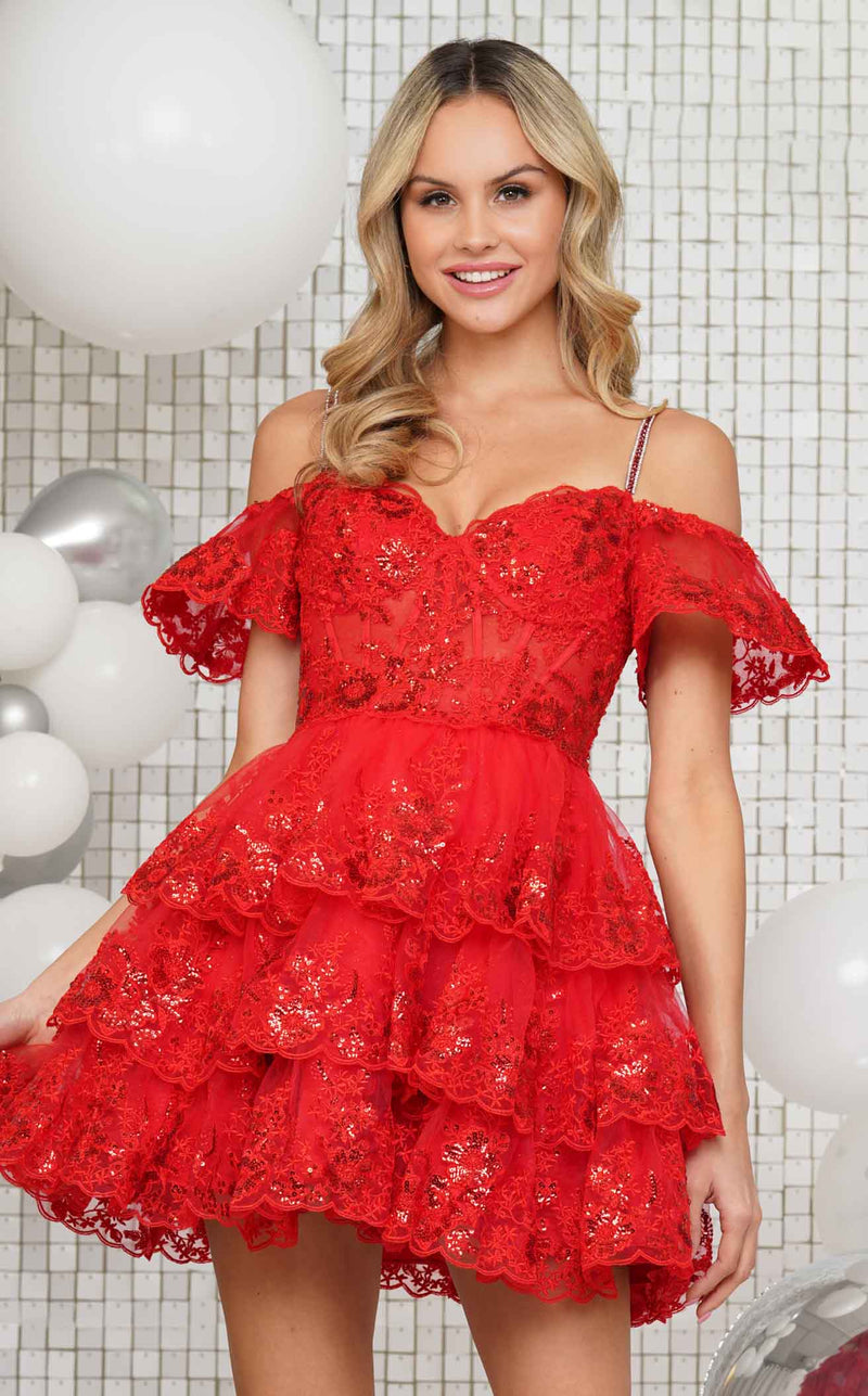Colors Dress 3347 Red