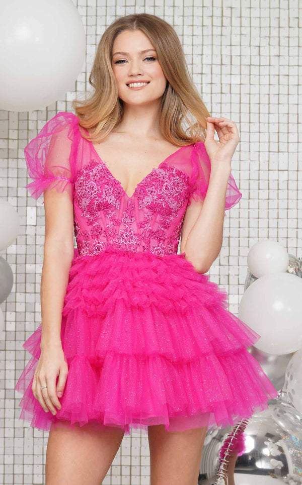 Colors Dress 3362 Fuchsia