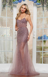 Colors Dress 3385 Dark-Mauve