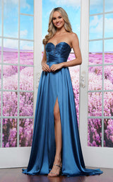 Colors Dress 3433 Teal-Blue