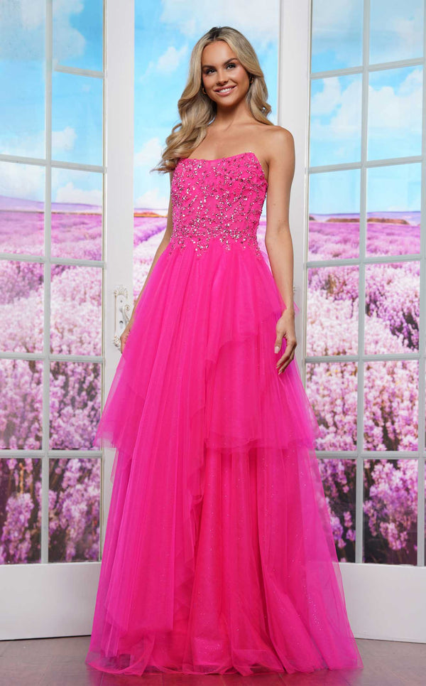 Colors Dress 3475 Hot-Pink