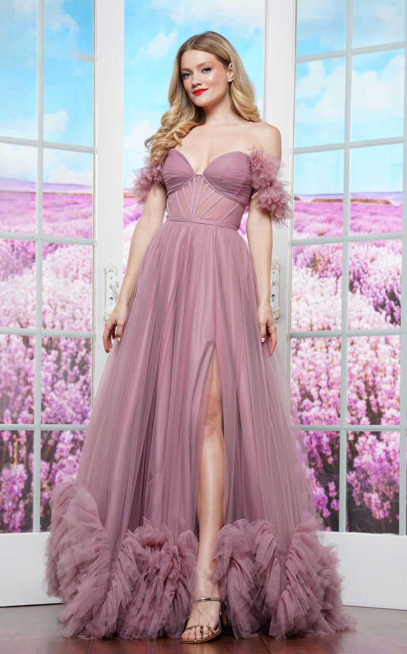 Colors Dress 3485 Deep-Mauve