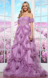 Colors Dress 3488 Mulberry