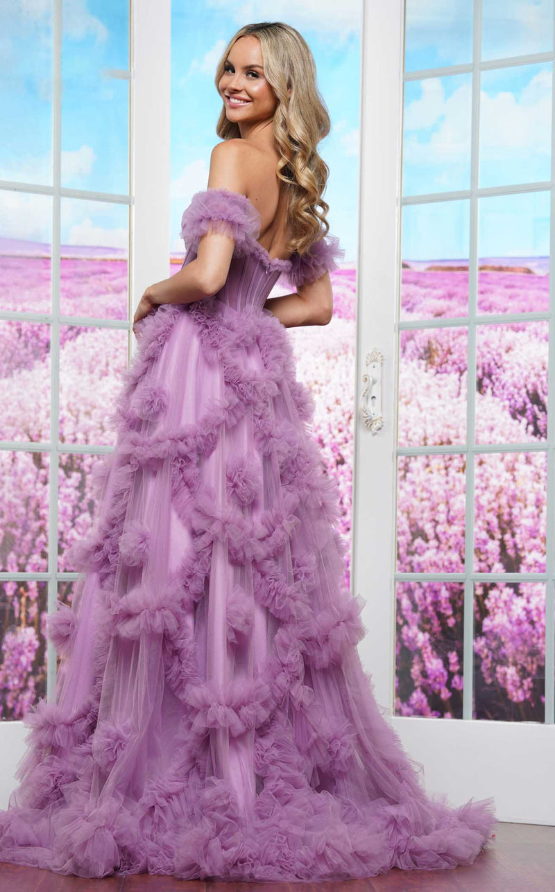 Colors Dress 3488 Mulberry