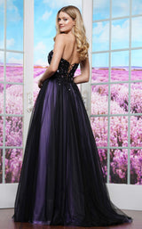 Colors Dress 3495 Black/Lavender