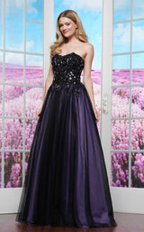 Colors Dress 3495 Black/Lavender