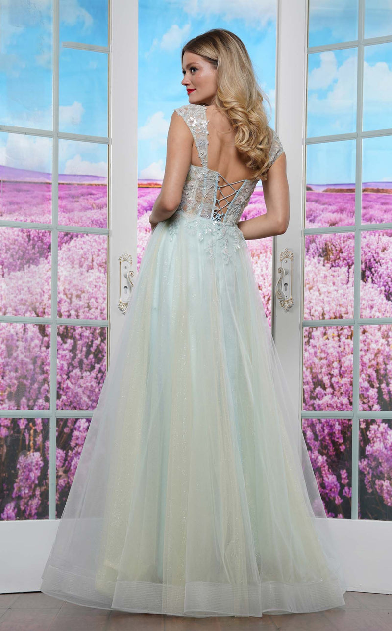 Colors Dress 3498 Mint-Yellow