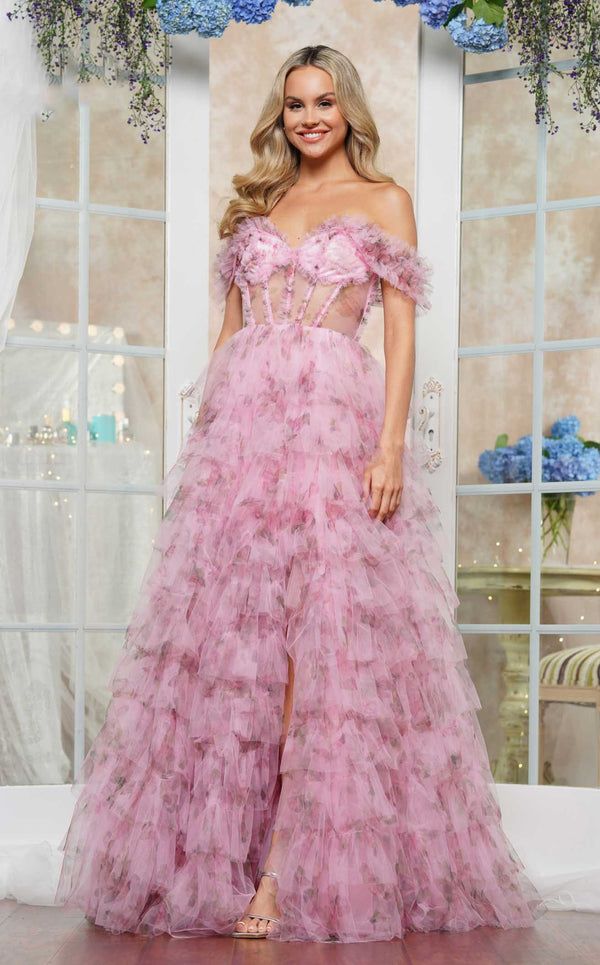 Colors Dress 3504 Pink
